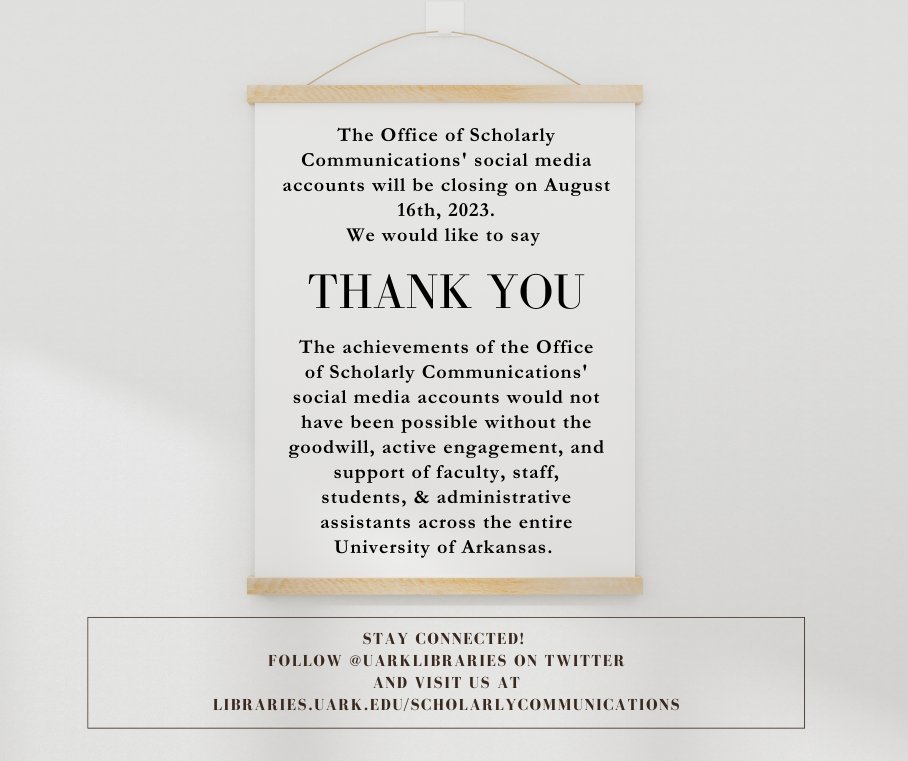 Important news to announce: