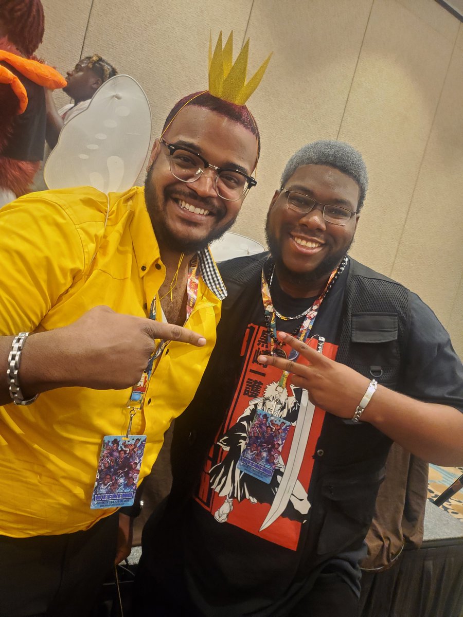 AnthonyMDobson's tweet photo. @dreamconvention was amazing!!! Had to show out with the Cosmo and Wanda!! 🧚🏿‍♂️👑 Shout out to the crew for great times and laughs! https://t.co/Znq2tGpVv0