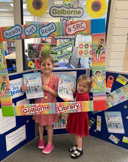 WiganLibraries's tweet image. Well done George, Sophie and Katie for completing their #SummerReadingChallenge2023 
👏👏👏👏
