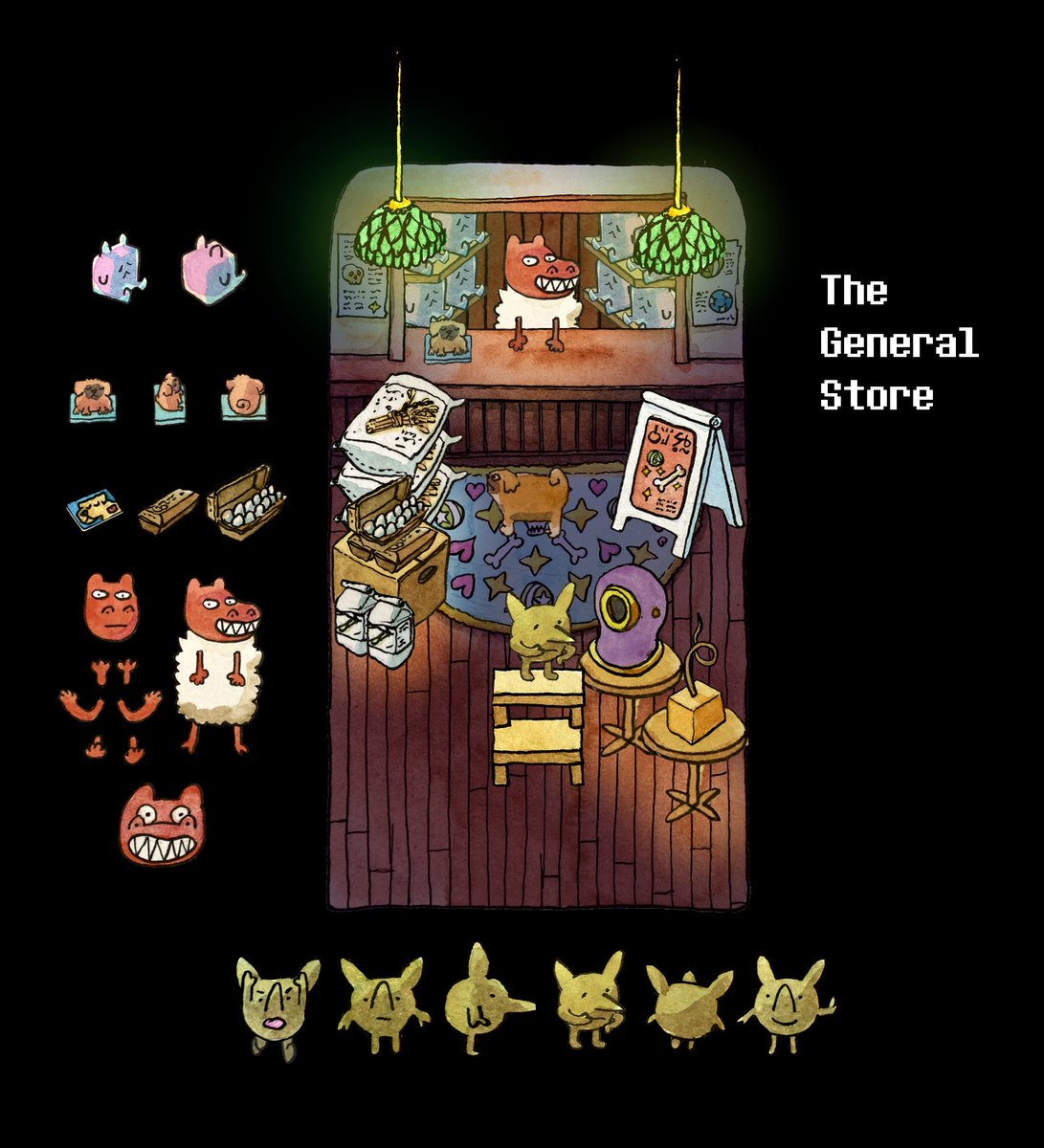 The General Store, carrying a wide variety of everyday necessities.