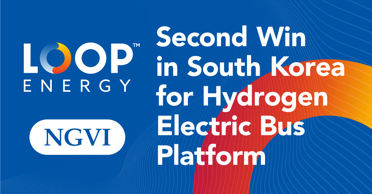 Loop Energy expands in #SouthKorea with a second fuel cell supply contract for new hydrogen electric bus platform. 🚌 Learn more: loopenergy.com/news/loop-ener…

#cleantransportation #electricbus #zeroemissions #cleanenergy