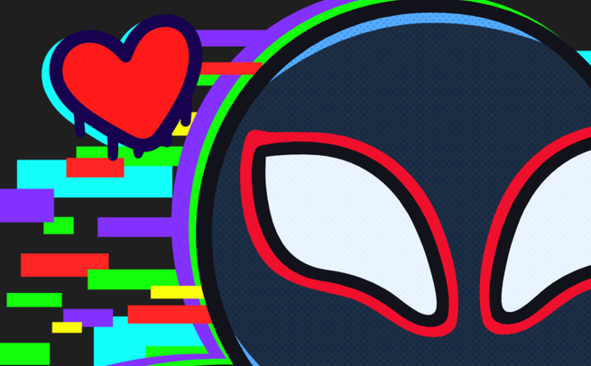 DogtorTwo's tweet photo. Working on the last Spiderverse sticker design! Enjoy these design teasers in the meantime! 👀 https://t.co/TpAkdfH1Zl