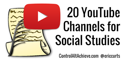 20 YouTube Channels for Social Studies controlaltachieve.com/2016/09/social…
#ControlAltAchieve