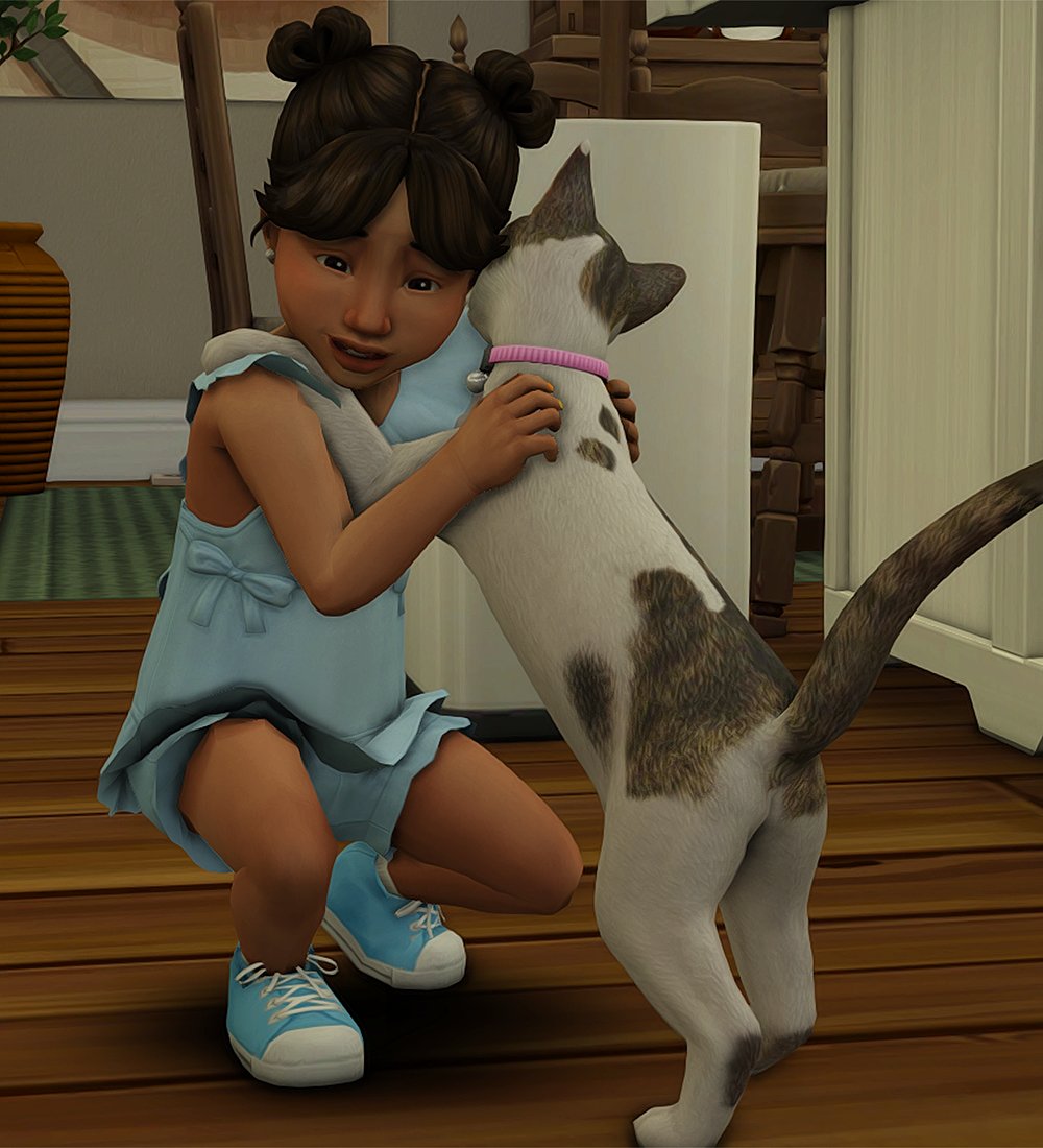 steddiesims's tweet photo. thread of steddiesims gameplay because it's too cute not to share 🥺💓

the household is a revamped version of this, basically: https://t.co/IDTkENPA8K https://t.co/CK8suAoL8z