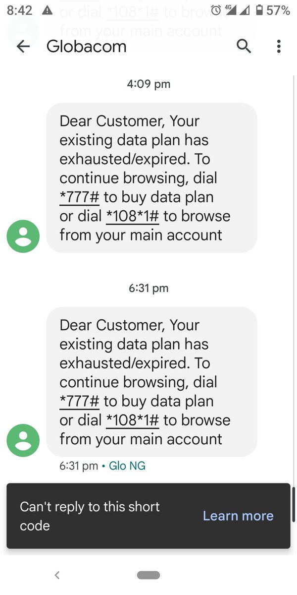 Ayexmide35's tweet photo. @mzfminfo @GlobacomNigeria @GLO__NIG can you stop sending me this message https://t.co/biEelekTCZ
