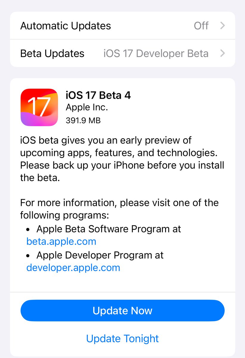 BrandonButch's tweet image. Apple just released a revised version of iOS 17 Beta 4..

I’d imagine this was done to match the build with Public Beta 2, which also released today.