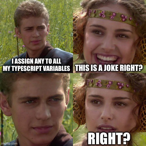 CalebCohen_'s tweet photo. I love Typescript 😂 https://t.co/3PIt8kUIMd