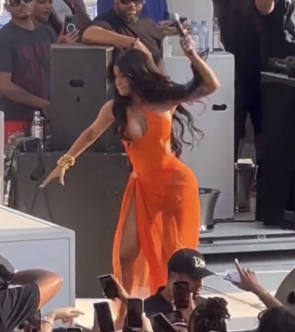 Cardi B may face battery charges for throwing a mic at a woman that threw a drink at her on stage. The woman reported her to the police.