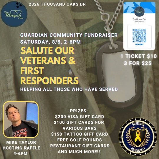 MikeTaylorShow's tweet photo. I’m hosting a raffle this Saturday at ⁦@TheRingerPub⁩! https://t.co/7NGRjuvMMT