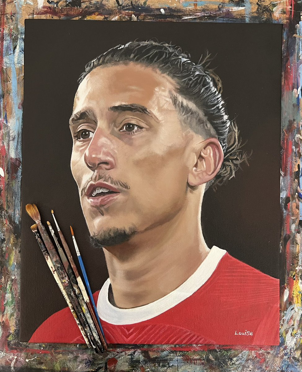 My painting of Kostas Tsimikas 🇬🇷 for the @Topps_UK UEFA #LivingSet 👩‍🎨 🔗 uk.topps.com/weekly-release… #lfc #ynwa #uel #thehobby