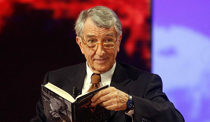 Corrado Augias fatto fuori da Rai 3: lo sostituiscono in 3,tutti di destra e super meloniani.
Pietrangelo Buttafuoco,Marcello Veneziani e Alessandro Giuli.
Tutti e tre insieme non fanno nemmeno un'unghia di Augias

Vero signore che ha sempre fatto Giornalismo con la G maiuscola