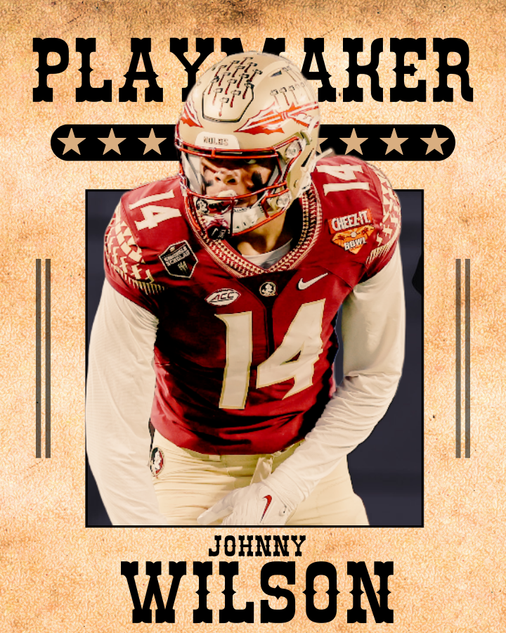 JoeBrobackCFB's tweet photo. Part 19 of my #CFBPlaymakers
@FSUFootball WR Johnny Wilson
6'7", 237 pounds. Jordan Travis has a big playmaker to hit downfield and we saw the potential of that tandem towards the end of the year. https://t.co/Cvka9sKPcu