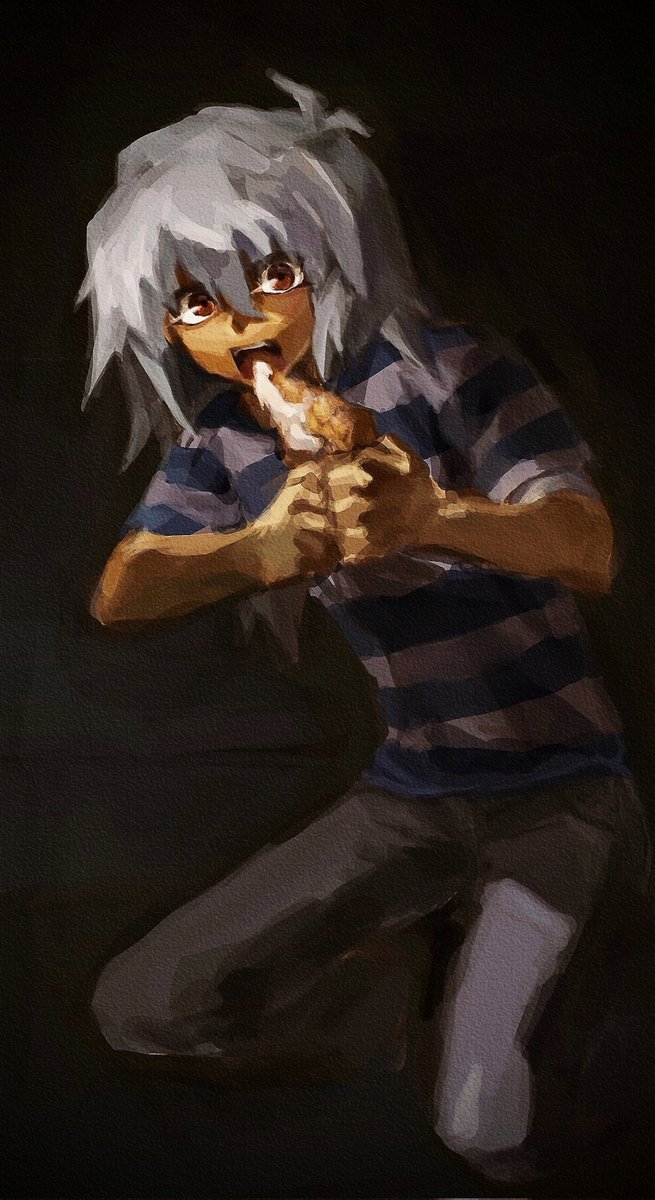 saltedfishxuan's tweet photo. Ryou Devouring His Cream Puff https://t.co/sM7rH74pOp