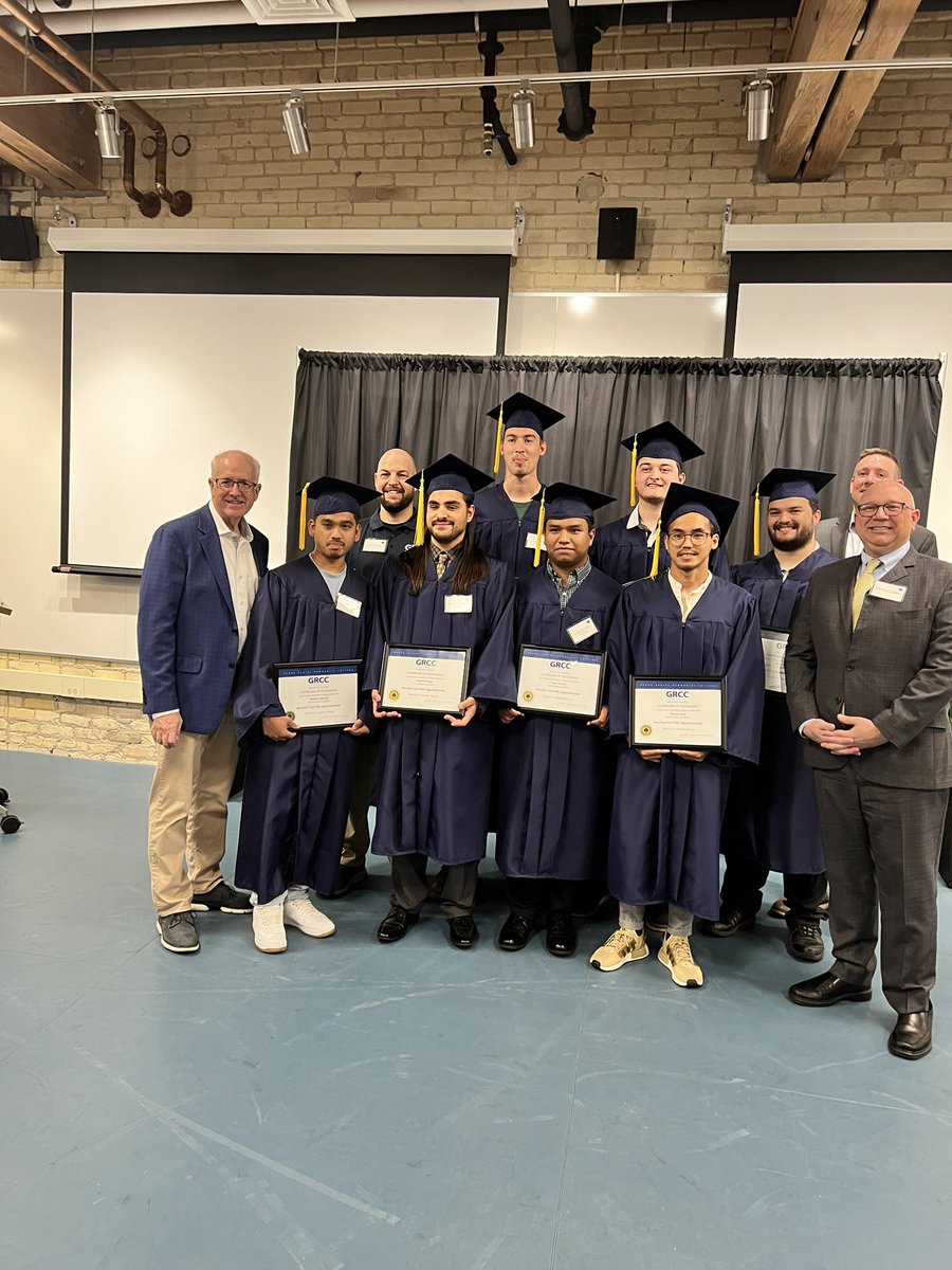 Congratulations <a href="/AutocamMedical/">Autocam Medical</a> apprentices.  The future is bright. Thank you for your partnership with @grcc <a href="/grccWFT/">GRCC Workforce Training</a>