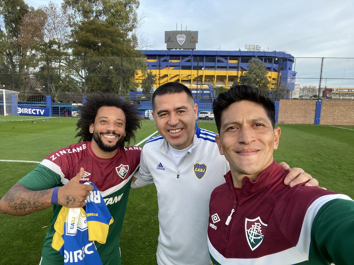FluminenseFC's tweet image. Tivemos esse encontro especial depois do treino 😍😍