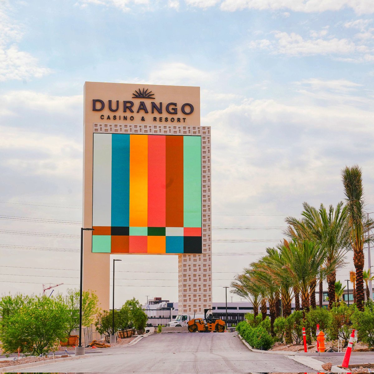 The new Durango Casino sign will light up "officially" later this week