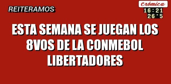 MOTIVACIÓN SEMANAL: 

#AmstelLibertadores