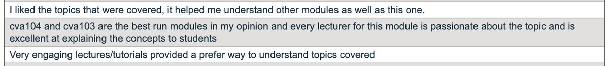 Closing down with a bang 🍾 Delighted with a stellar 91% rating from 1st-year students for both the whole module and my teaching 🧑‍🏫. Reading the humbling comments was a true highlight. Couldn't happen without the fantastic support from <a href="/ter3sa/">Teresa Lombardo</a>, @renzi_e,  Mohamed and Jamal 👏