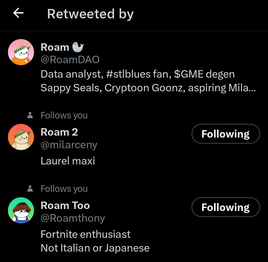 I will simply become the retweet council