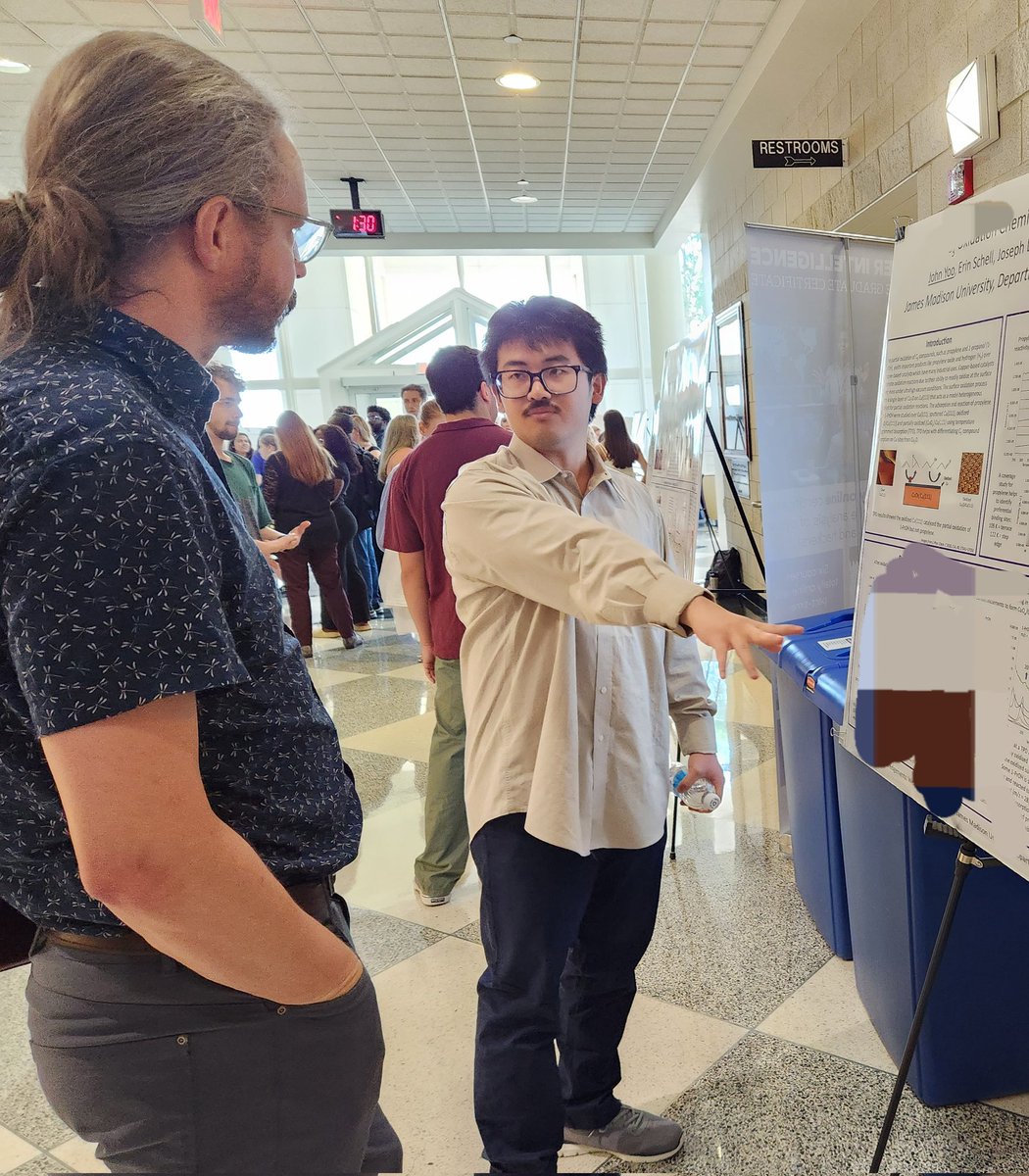 ashleighbaber's tweet photo. We wrapped up another @JMUChemistry #REU2023 & I'm so proud of my fantastic students for an incredibly productive summer! Now, time for a well-deserved vacay! #BaberLab #UndergradResearch #UHV #SurfaceScience https://t.co/gwUv5Z6sXI