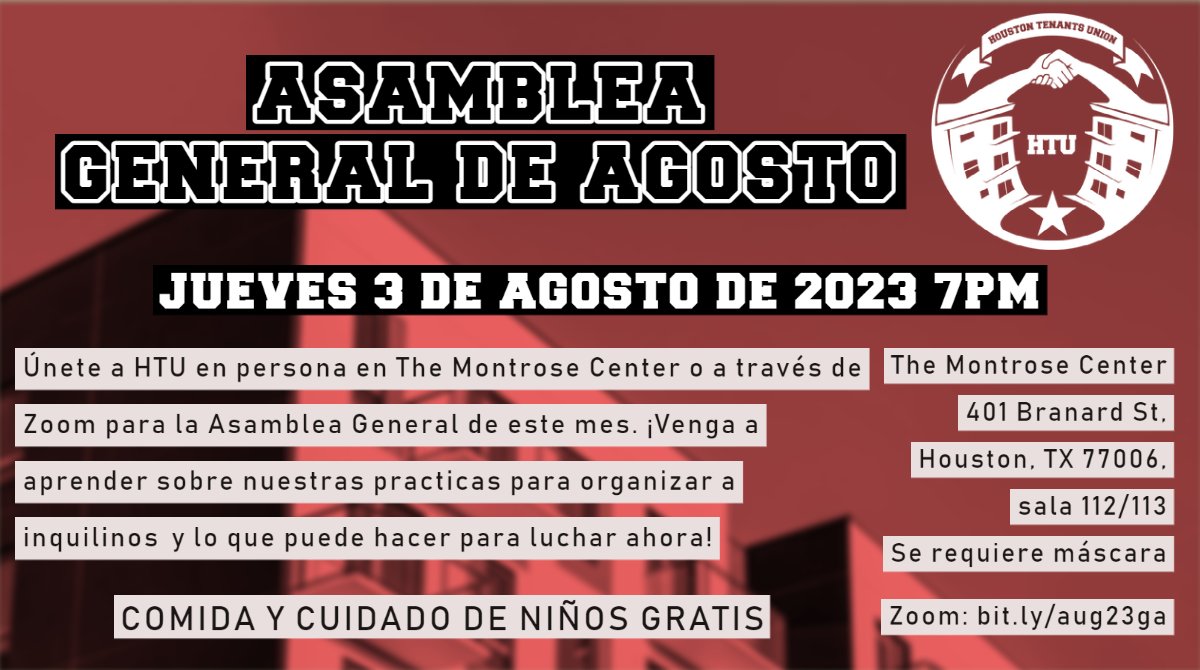 Join us this Thursday as we provide an overview of our 2023 Constitutional Congress and talk about organizing!

¡Únete con nosotros este jueves en donde vamos a dar una actualización sobre nuestro Congreso Constitucional de 2023 y hablar sobre como organizar!