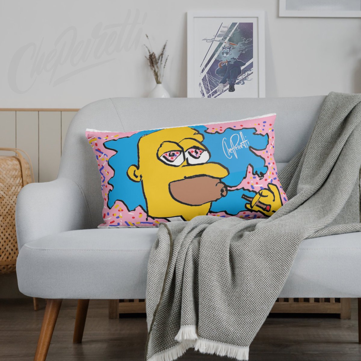 ChePeiretti's tweet photo. Se vende cojín pintado a mano $15,000mxn + Envio.

Solo conocedores info por DM. https://t.co/5LUo8jvGKb