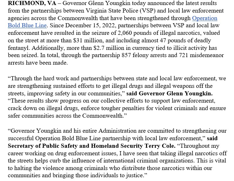 VA_PSHS's tweet photo. I absolutely believe that taking illegal drugs off the streets is crucial in curbing the power of criminal organizations. This is important in putting an end to the violence that these criminals bring upon our communities, ensuring that they are held accountable. #VAPSHS #OBBL https://t.co/LGRzps6kdu