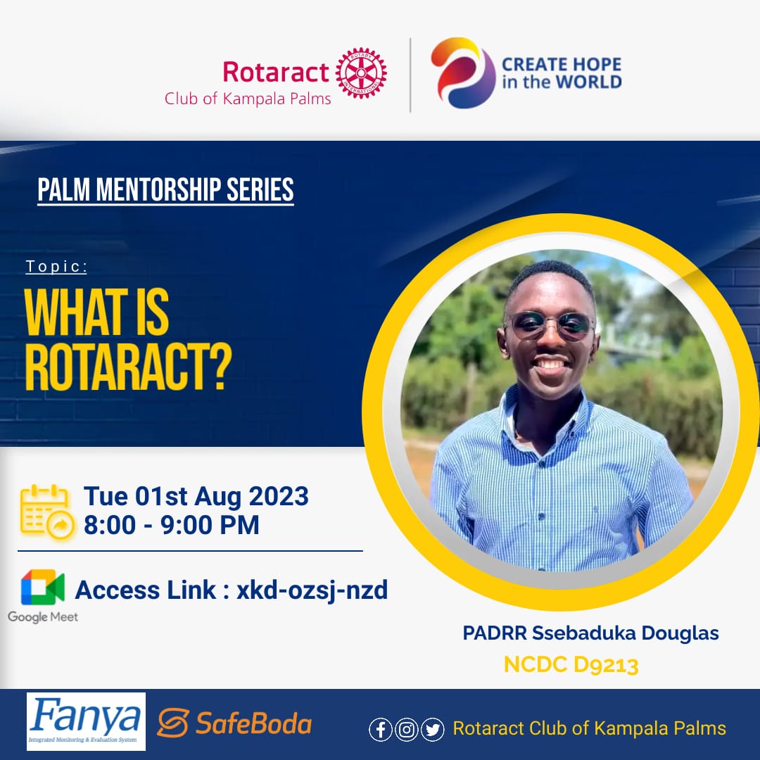 Rotaract Club of Kampala Palms tweet media
