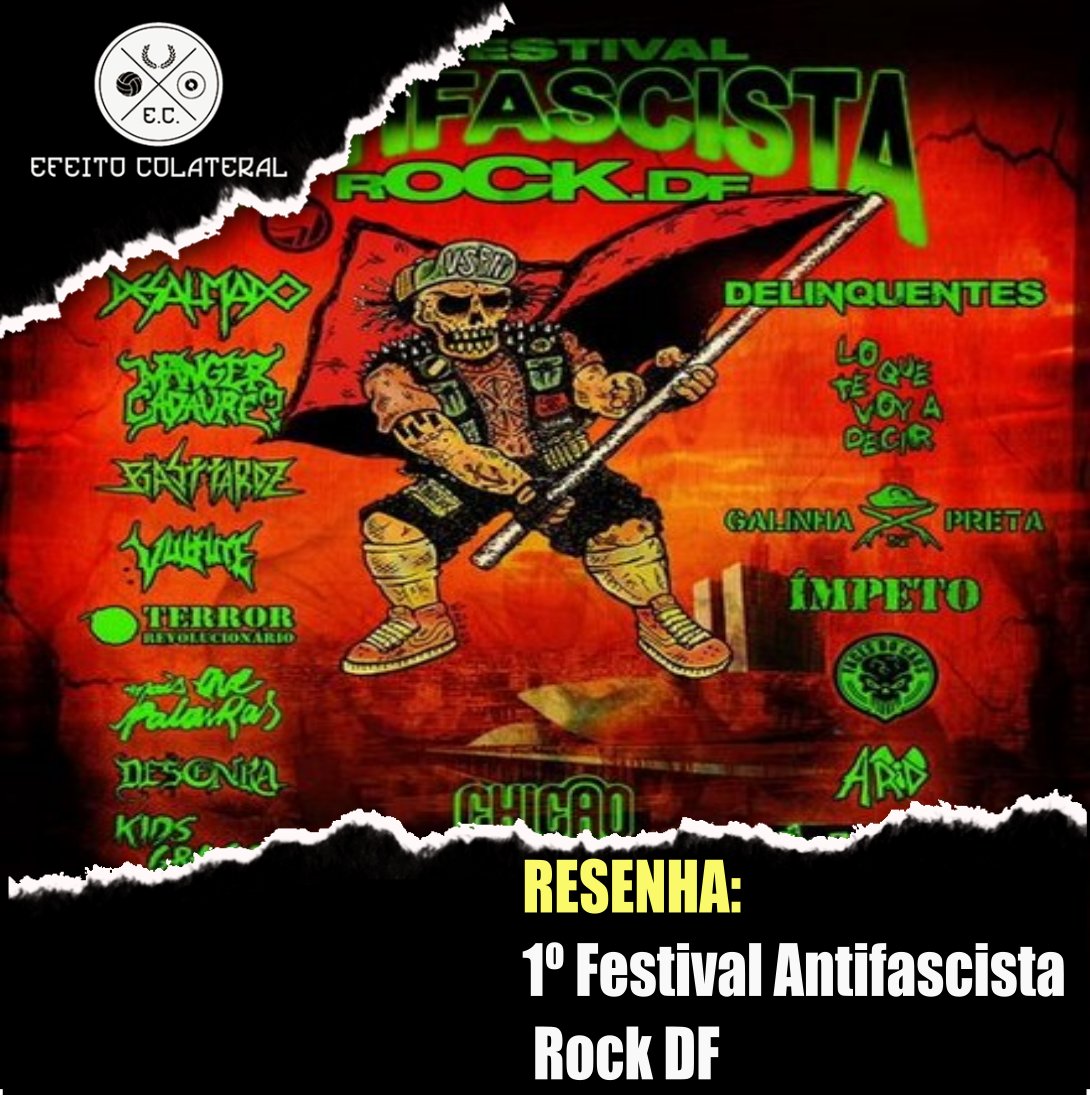 EfeitoRecords's tweet photo. Resenha do 1º Festival Antifascista do DF. 
link nos comentários https://t.co/o8AAMKHGha