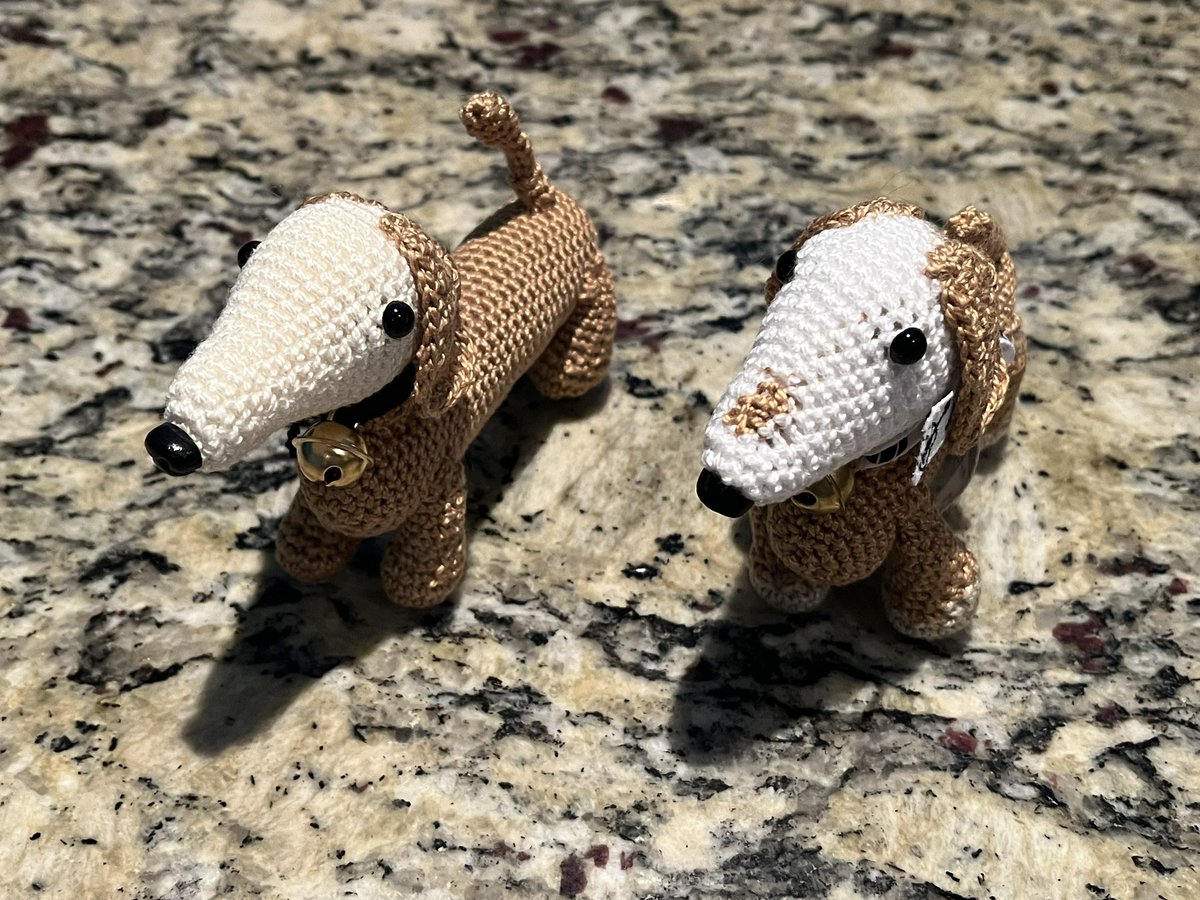 PALS!! PALS!! PALS!!!  Look what arrived from Seeley this afternoon - a Tiny Walter (ME!) and Angel Charlotte 🥰🥰🥰 <a href="/HautDominique/">Dominique haut and Seeley the bodyguard</a> 

They are so very beautiful and we will treasure them forever! ❤️❤️❤️❤️❤️❤️❤️❤️

Thank you Seeley ❤️❤️🥰 We love you ❤️❤️🐾❤️