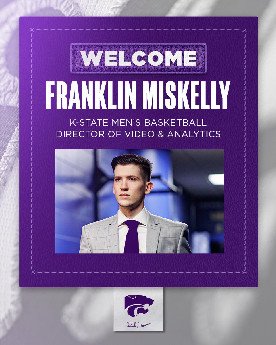 KStateMBB's tweet photo. Welcome to the Family, @frank_miskelly!

📰https://t.co/l2KzNC8jYY

#KStateMBB x EMAW https://t.co/Umi4VlBd0H