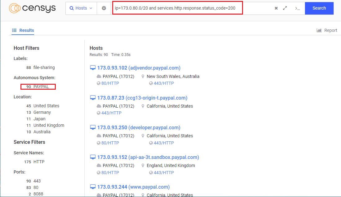 0xRAYAN7's tweet photo. Recon is the key and below is a good tip created for you :

1 - Collect your target IPs range 

2-  Go to Censys search engine 

3 - Run : ip=Target_range/XX

4 - Looking for a specific status code run this: ip=Target_range/XX and services.http.response.status_code=200 https://t.co/3X7O8mCY9M
