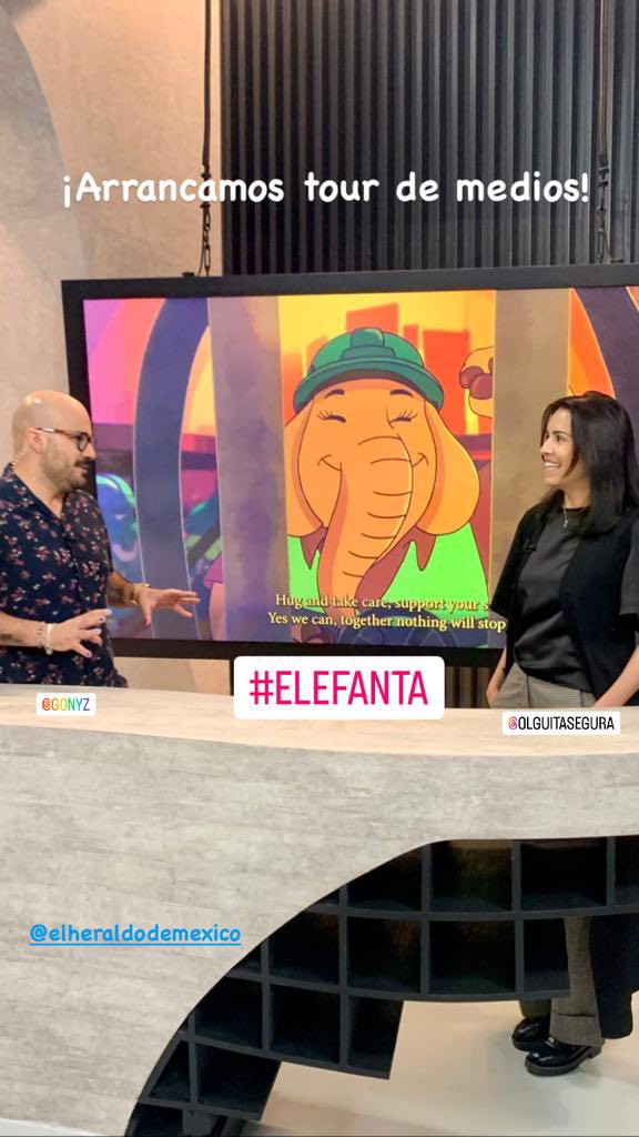 #NoticiasDeLaMañana

Platicamos con <a href="/olguitasegura/">Olga Segura</a> sobre #Elefanta, corto animado que dirigió en colaboración con <a href="/thelatinxhouse/">The Latinx House</a>, <a href="/YalitzaAparicio/">Yalitza Aparicio Martínez</a> <a href="/KarlaSouza7/">Karla Souza</a> <a href="/erendiritas/">ERENDIRA IBARRA 💜💚💖</a> <a href="/katedelcastillo/">kate del castillo</a> <a href="/paulidavila/">Paulina Davila</a> <a href="/nataliareyesg/">Natalia Reyes</a> <a href="/MMabelCadena/">Mabel Cadena</a> <a href="/michihart/">Michelle Rodriguez</a> y más 👉🏼 x.com/i/broadcasts/1…