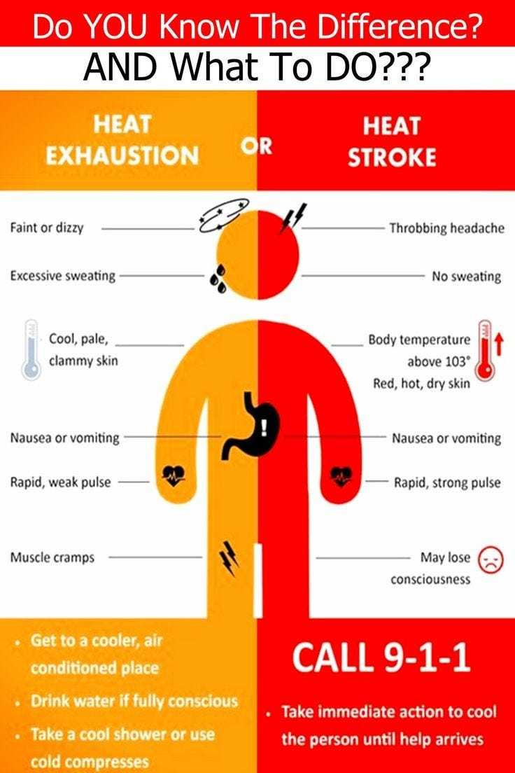 With this week's even higher than usual #extreme temps in our area, do you know the warning signs of #heatexhaustion vs. #heatstroke? Check out the quick tips in the graphic below 👇🏻
Learn more: bit.ly/40THZpt

#heatsafety #summersafety... bengaltransport.com