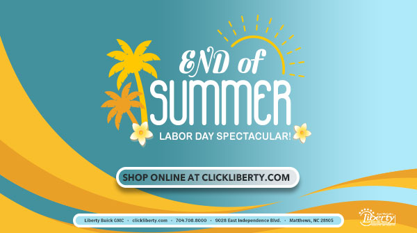 End of Summer Labor Day Spectacular is Going on Now at Liberty Buick GMC! Come in and save on end of summer deals at Liberty!
clickliberty.com
#dealership #endofsummer #labordaysale #libertybuickgmc