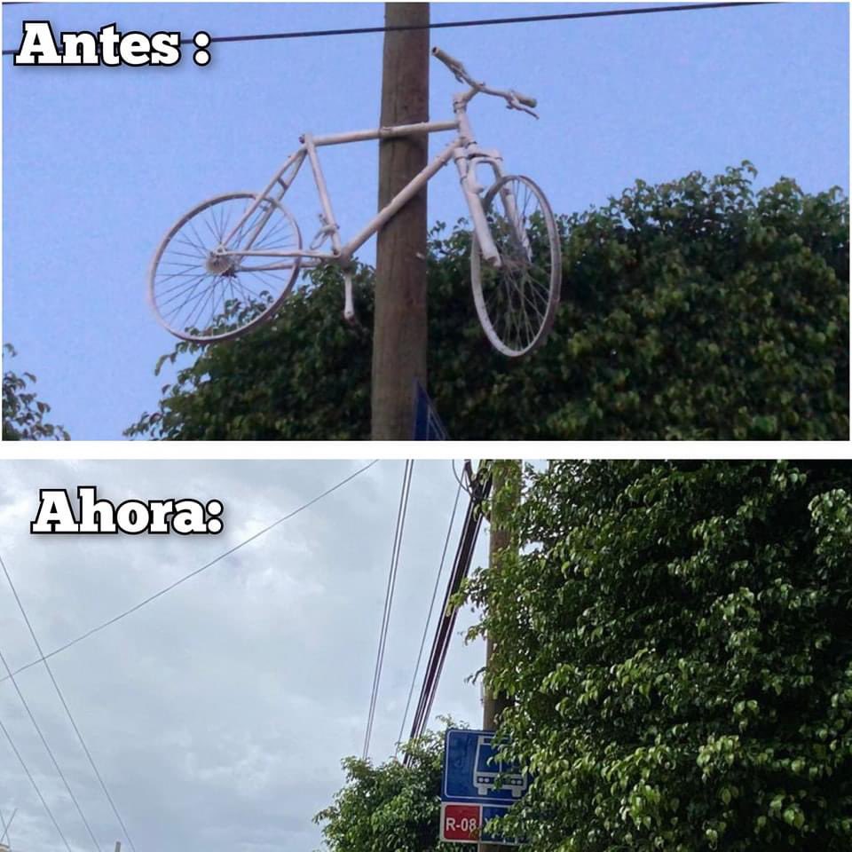mciclistas_leon's tweet photo. @AleGutierrez_mx EXIGIMOS REINSTALACIÓN DE BICICLETA BLANCA COLOCADA POR COLECTIVOS Y ACTIVISTAS el 6 de junio en SAN JUAN DE DIOS

@municipio_leon da pasos hacia atrás en materia de movilidad sostenible.
@DGOP_Leon 

(Abrimos liga 1/10) https://t.co/n3V3lk577W
