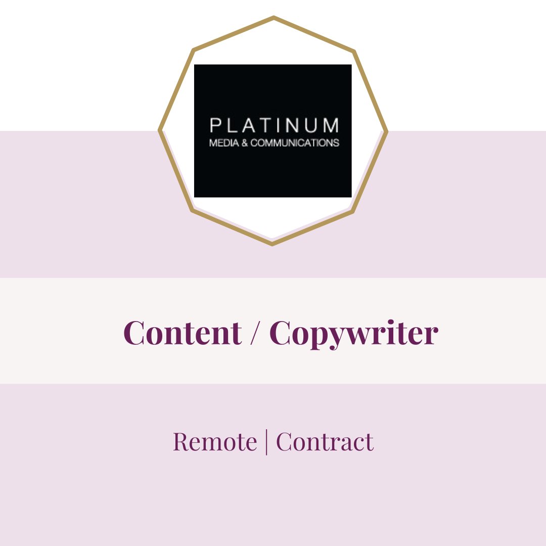 ✍️ Calling all Content Copywriters ✍️ Are you a gifted copywriter who enjoys the challenge of writing across a range of channels and categories from Beauty, Lifestyle, Food and Health? Then this is your DREAM CLIENT! 

 📩 This won't last long. Apply via the FG Jobs Board #linkin