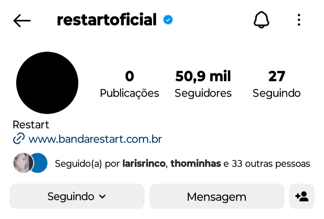 BLACKOUT AGORA NA CONTA DA RESTART. OMG
