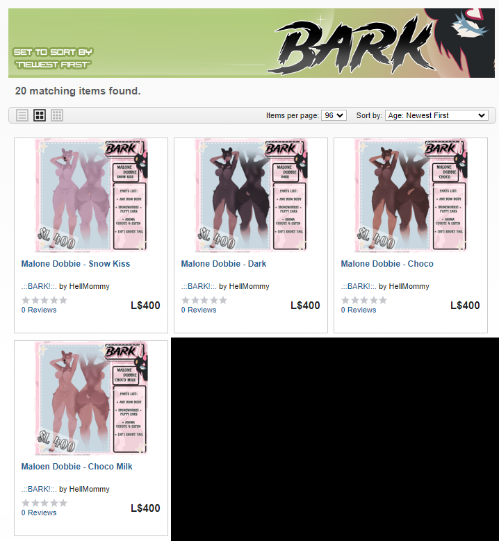 Finally up on the market and on my store ❤️‍🔥🐕

marketplace.secondlife.com/stores/218058