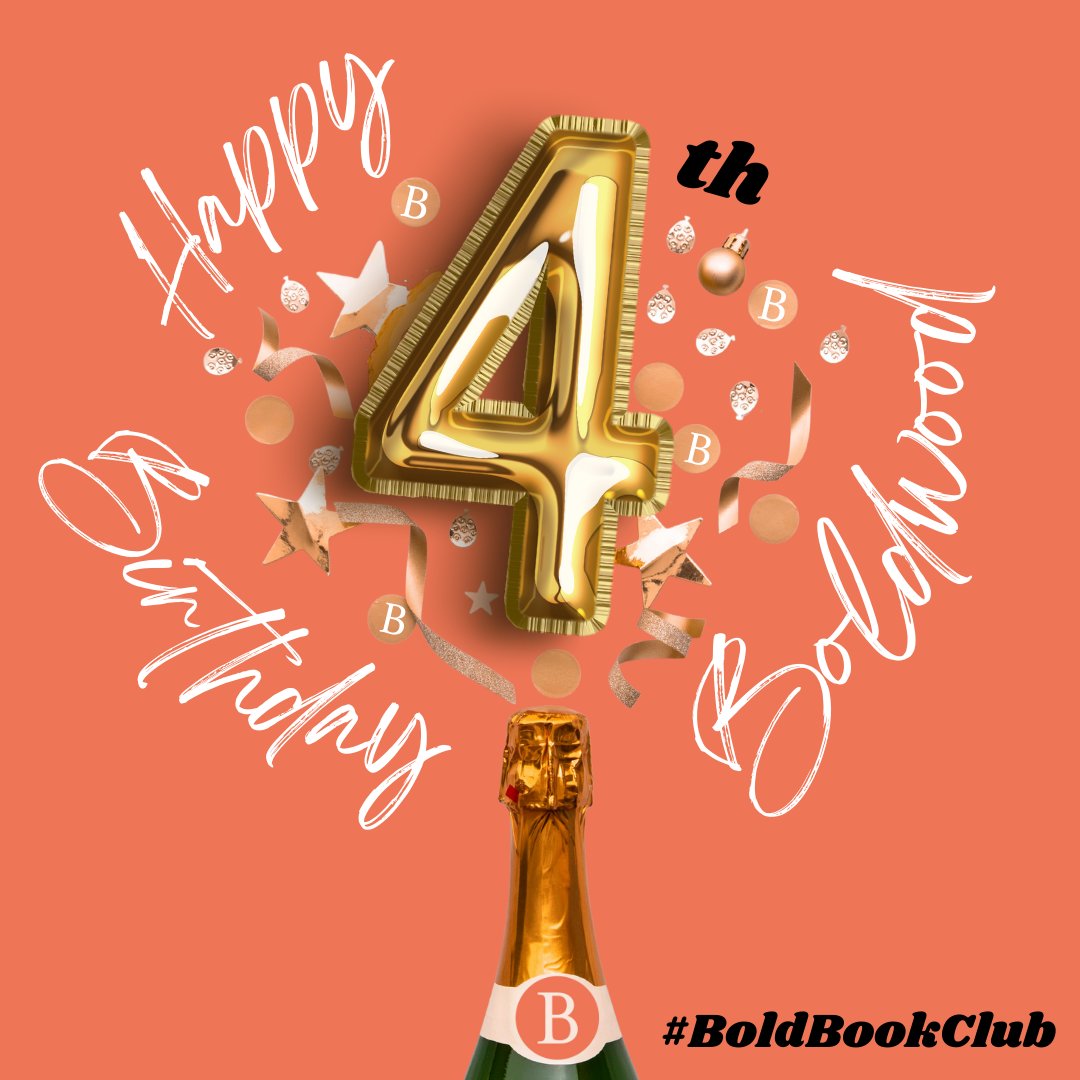 SMALL PRESS OF THE YEAR ✅ 15 MILLION BOOKS SOLD ✅ 120+ AUTHORS & 500+ TITLES ✅ 80 GLOBAL TOP 10 BESTSELLERS ✅ Celebrating FOUR years of Boldwood 🎉 Thank you for making it all possible! 📚 #BoldBookClub #BoldwoodBirthday