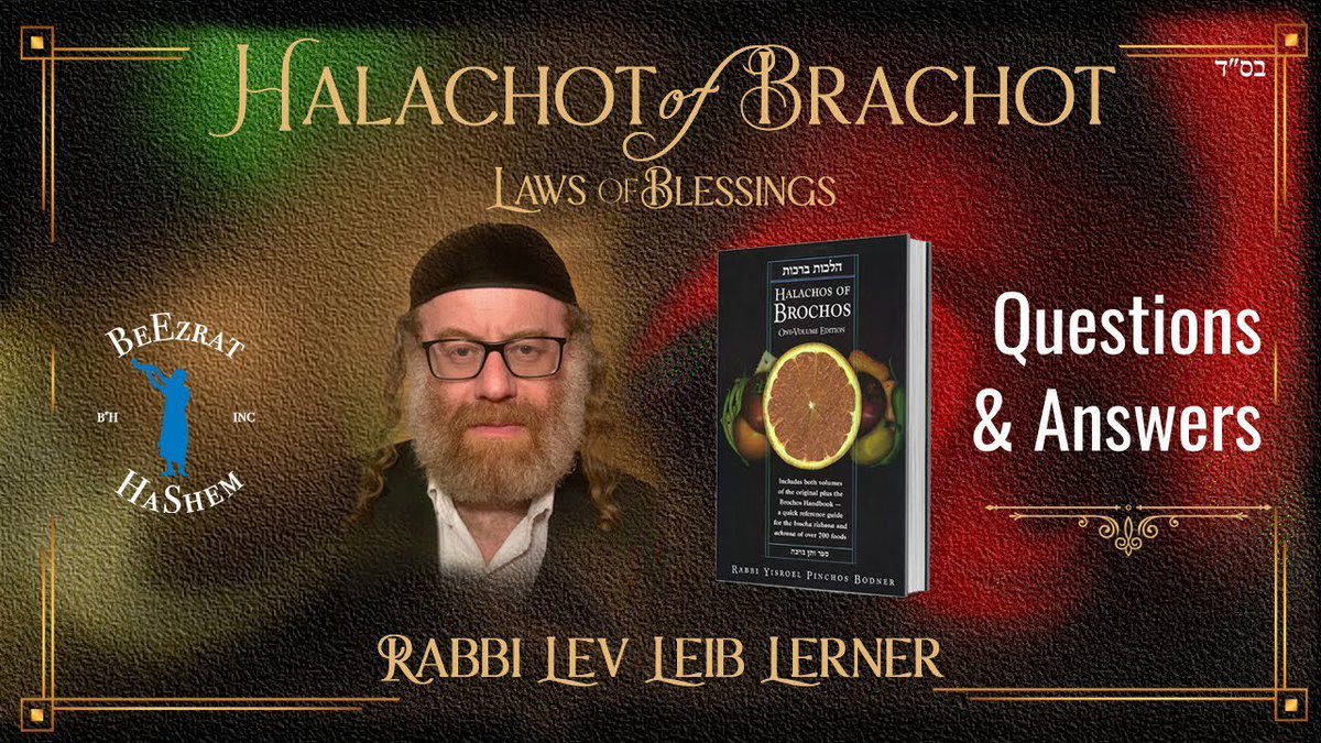BeezratHashem's tweet photo. What are the modesty laws for non-Jewish women? (Halachos of Brochos)
https://t.co/VlQLzJg4wR
Be’Ezrat HaShem Learn with Lerner (Rabbi Lev Leib)
#Halachot #Modesty #Noahide https://t.co/0rLpk4ptX8
