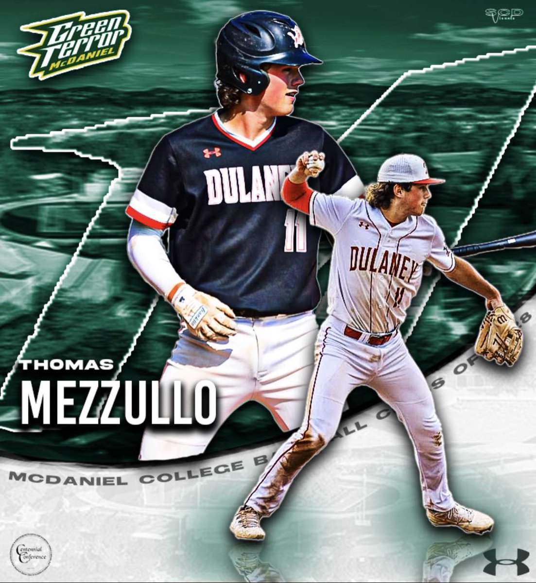 I’m excited to announce my commitment to <a href="/McDaniel_BASE/">McDaniel College Baseball</a>! Go Green Terror!