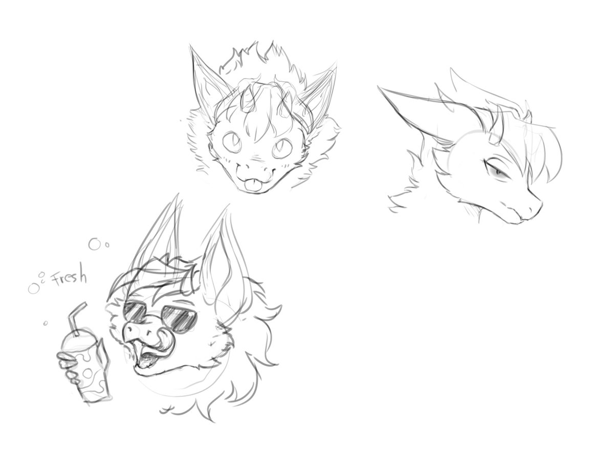 Snowbirdoo's tweet photo. Here's a few sketches of @TheMintyDerg https://t.co/ODvwGbXtHR