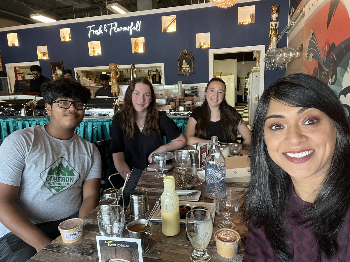 Appreciation lunch for Yash @Classic_Indian for joining our Waterloo constituency office during the month of July. Yash is a student at Cameron Heights SS and he spent some of his summer completing the co-op experience with our team. Thanks Yash and good luck in grade 11!