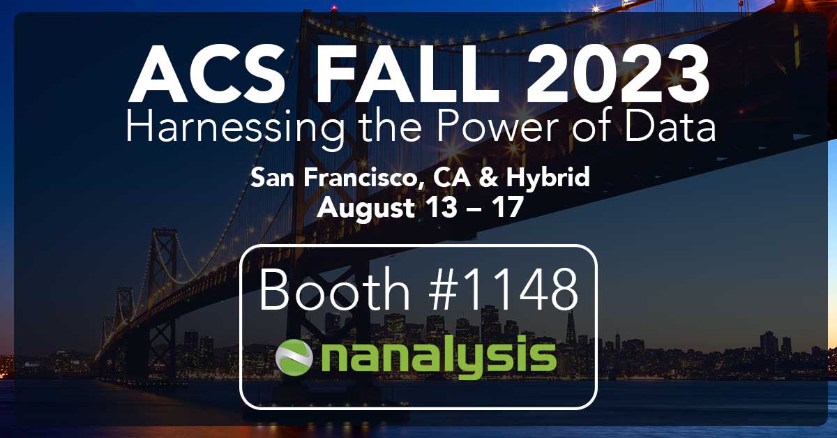 Nanalysis's tweet photo. ✈  We are excited to announce that we'll be heading to San Francisco for the #ACSFall2023 ! If you're a #chemistry professional, make sure to drop by the #nanalysis booth to check out the #benchtopNMR and learn how it can enhance your #lab workflow. #SanFranciscoHereICome #NMR https://t.co/K2ADVxkYL9