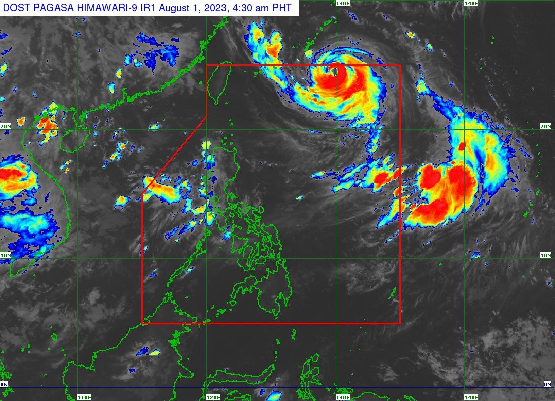 dzrhnews's tweet photo. AS OF 5:00AM | Napanatili ng #FalconPH ang lakas nito habang papalabas ng PAR 

Ayon sa @dost_pagasa, may lakas itong aabot ng 175 km/h malapit sa gitna at bugsong aabot sa 215 km/h. 

Sa pag-iingat, 
#SamaSamaTayoPilipino https://t.co/NLBrNoOm3N