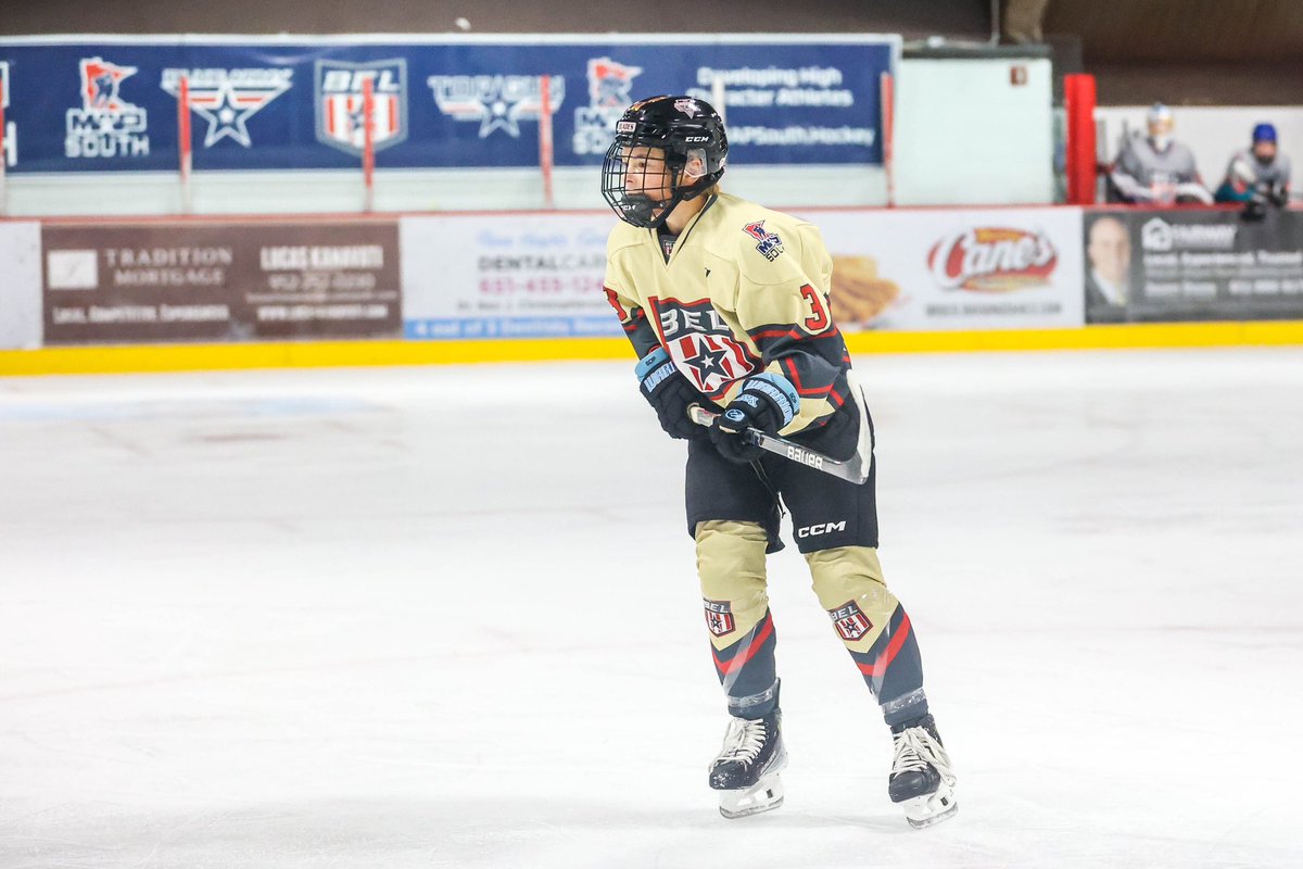 bantamelite's tweet photo. 3 Stars of the Minors WSP Weekend

3⭐️> Taylen Graf, Wisconsin - 
35+ saves in 2 of 4 Wisc games.

2⭐️> Logan Mosser, NoDak - 4G,4a.

1⭐️> John Gramer, North Stars-  5G, 6A, &amp; 2 SO GWG’s. https://t.co/8h0pVQxhYD