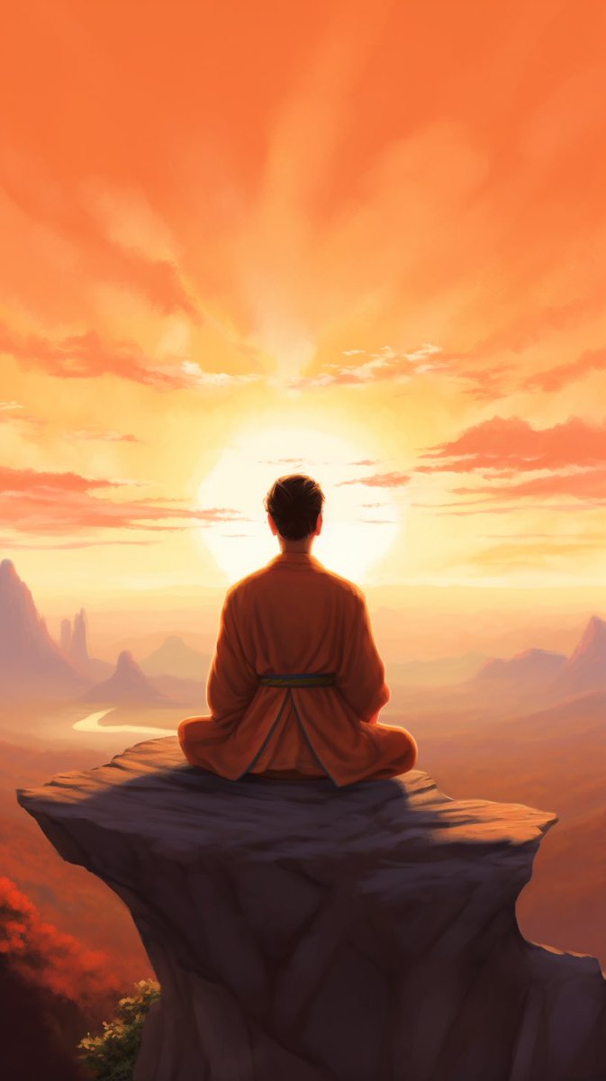 ThePromptIndex's tweet image. 🔥100 days 100 AI Image Prompts🔥

Day #13: Everyone deserves a peaceful mind. 
Engine: Midjourney
Prompt: See Alt in image

#AIprompt #imageprompt #mindfullness #aiart #midjourney #midjourneyart #meditation