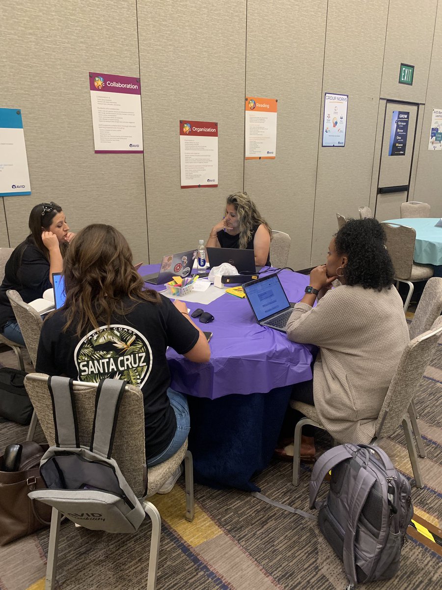 vmleoni's tweet photo. Visalia Unified teams in the house, working to grow always more powerful AVID systems in our district! #AVIDFamily #avidsi2023 #iamvusd @avid4college @visaliausd https://t.co/qDimqco4AQ