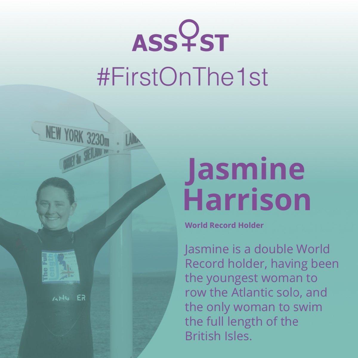 🌟 August is here, and it's time for #firstonthe1st 💜 This month, we honor @rudderlymad  for her remarkable accomplishments in Rowing and Swimming – an absolute #rolemodel and #inspiration 🏆